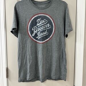 Zac Brown Band 2018 Tour Gray T-Shirt